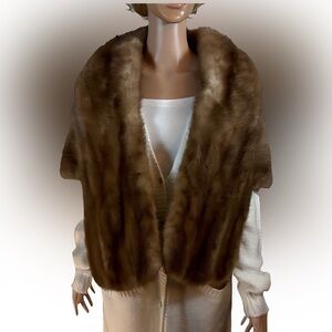 Vintage Women’s Cape Chale Mink One Size